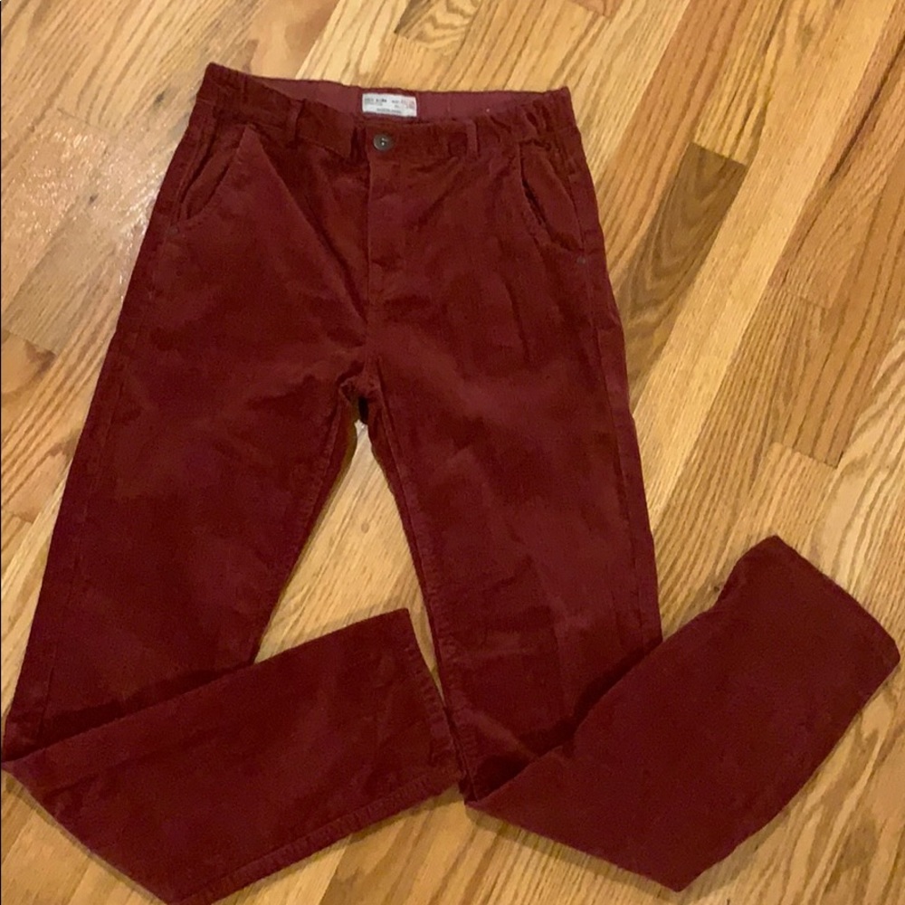 ZARA boys skinny corduroy pants. - Barely worn!